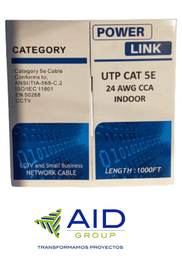 cable UTP cat 5E cca Power Link
